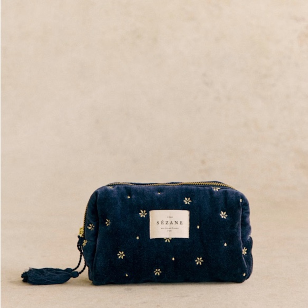 NWT Sézane cosmetics bag